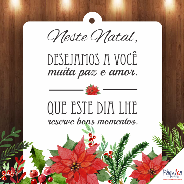 Feliz Natal!  Desejamos que este natal Seja tão iluminado